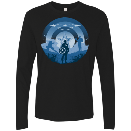 T-Shirts Black / Small Soldier of Freedom Men's Premium Long Sleeve