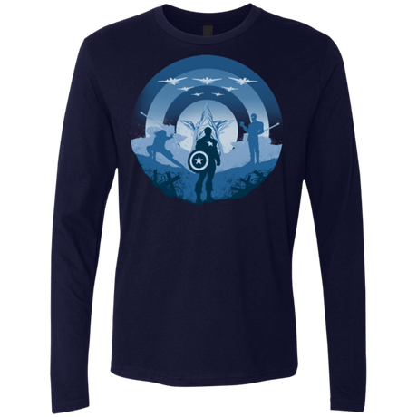 T-Shirts Midnight Navy / Small Soldier of Freedom Men's Premium Long Sleeve