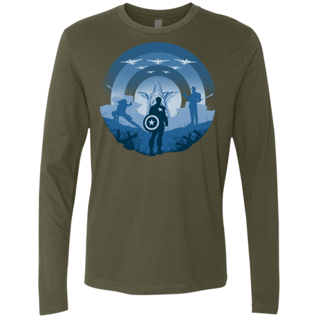 T-Shirts Military Green / Small Soldier of Freedom Men's Premium Long Sleeve