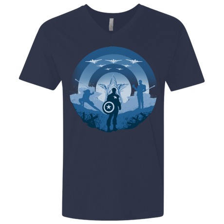 T-Shirts Midnight Navy / X-Small Soldier of Freedom Men's Premium V-Neck