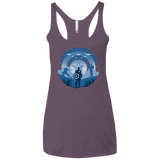 T-Shirts Vintage Purple / X-Small Soldier of Freedom Women's Triblend Racerback Tank