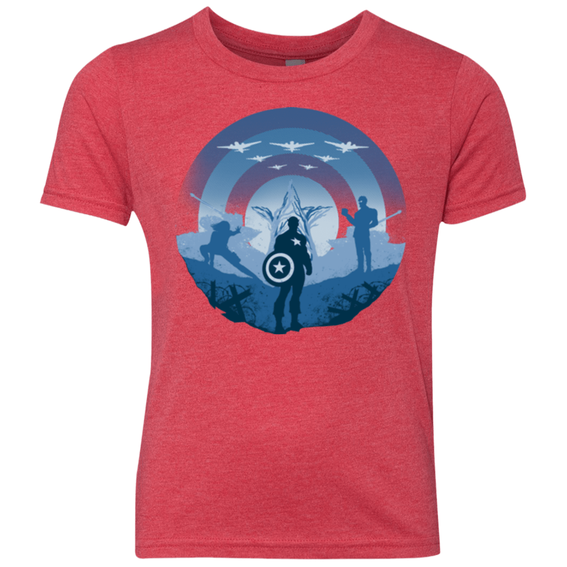 T-Shirts Vintage Red / YXS Soldier of Freedom Youth Triblend T-Shirt