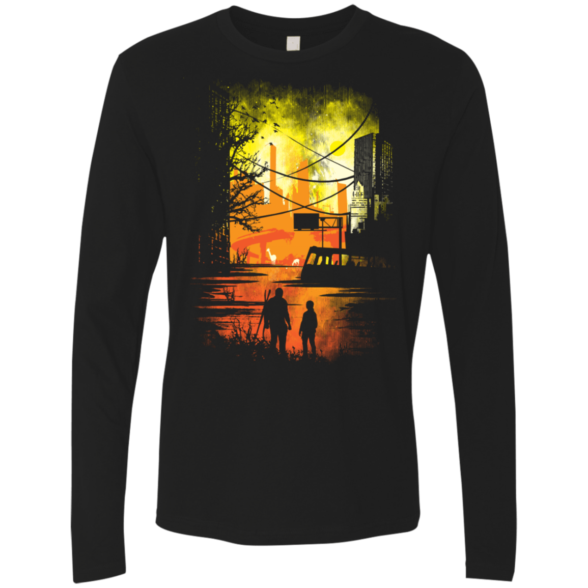 T-Shirts Black / S Sole Survivors Men's Premium Long Sleeve