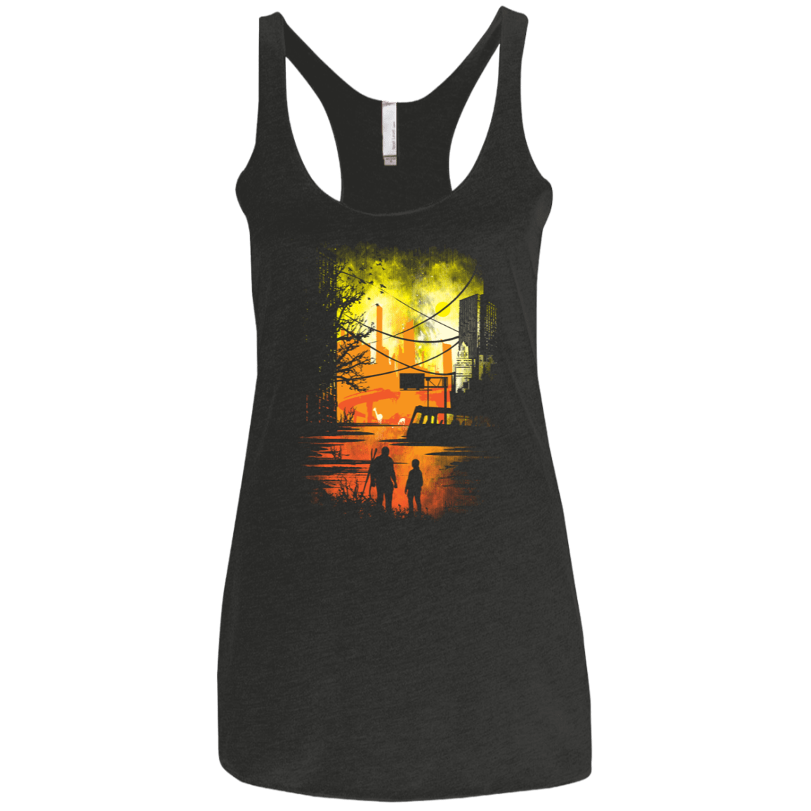 T-Shirts Vintage Black / X-Small Sole Survivors Women's Triblend Racerback Tank