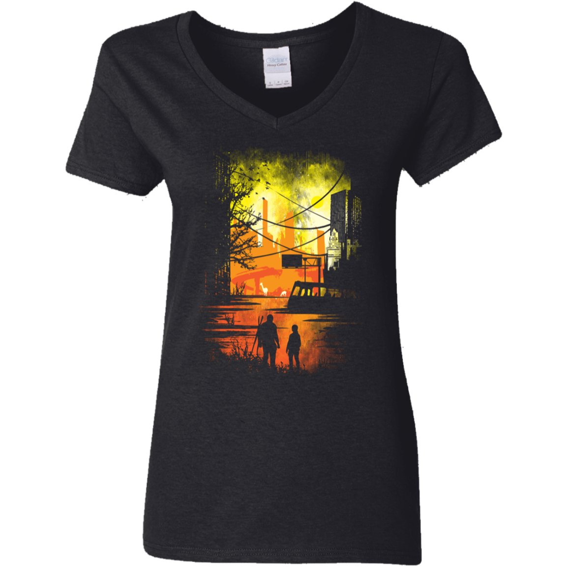 T-Shirts Black / S Sole Survivors Women's V-Neck T-Shirt