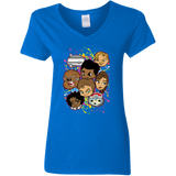 T-Shirts Royal / S Solo Heads Women's V-Neck T-Shirt