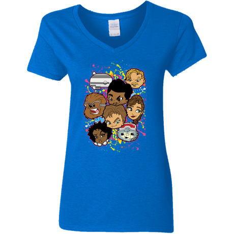 T-Shirts Royal / S Solo Heads Women's V-Neck T-Shirt