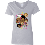 T-Shirts Sport Grey / S Solo Heads Women's V-Neck T-Shirt