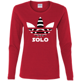 T-Shirts Red / S Solo Women's Long Sleeve T-Shirt