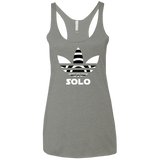 T-Shirts Venetian Grey / X-Small Solo Women's Triblend Racerback Tank