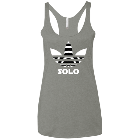 T-Shirts Venetian Grey / X-Small Solo Women's Triblend Racerback Tank
