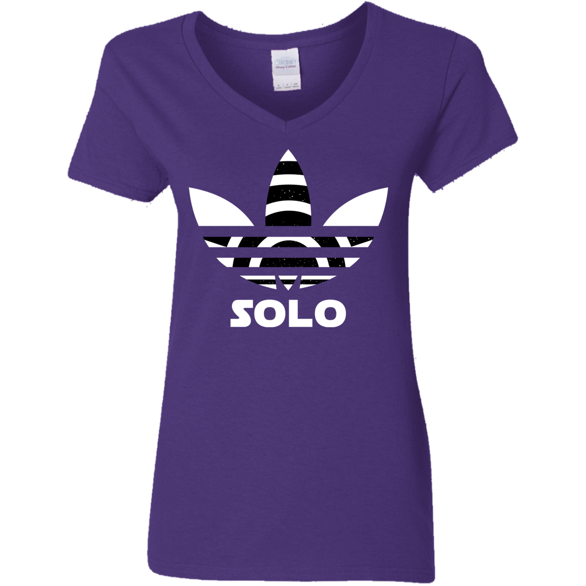 T-Shirts Purple / S Solo Women's V-Neck T-Shirt