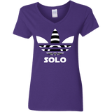 T-Shirts Purple / S Solo Women's V-Neck T-Shirt