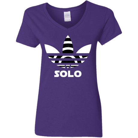 T-Shirts Purple / S Solo Women's V-Neck T-Shirt