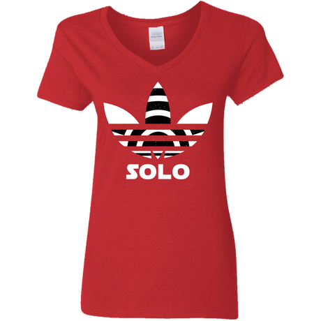 T-Shirts Red / S Solo Women's V-Neck T-Shirt