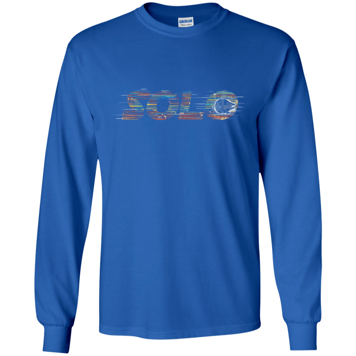 T-Shirts Royal / YS Solo Youth Long Sleeve T-Shirt