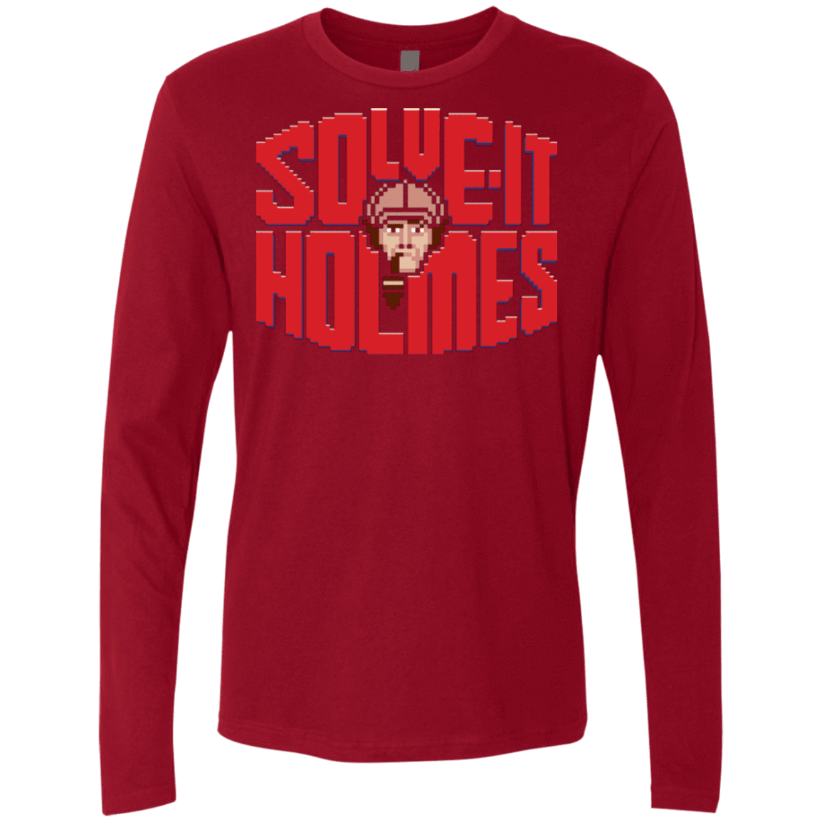 T-Shirts Cardinal / Small Solve It Holmes Men's Premium Long Sleeve