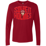 T-Shirts Cardinal / Small Solve It Holmes Men's Premium Long Sleeve
