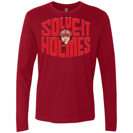 T-Shirts Cardinal / Small Solve It Holmes Men's Premium Long Sleeve