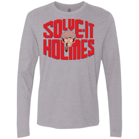 T-Shirts Heather Grey / Small Solve It Holmes Men's Premium Long Sleeve