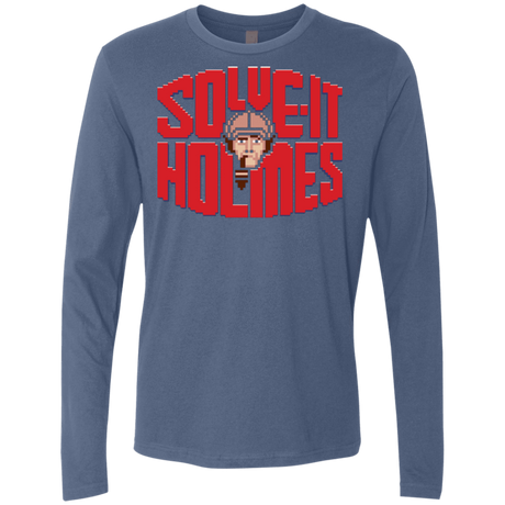 T-Shirts Indigo / Small Solve It Holmes Men's Premium Long Sleeve