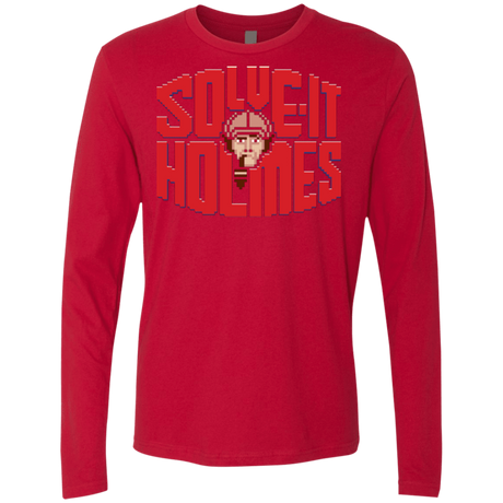 T-Shirts Red / Small Solve It Holmes Men's Premium Long Sleeve