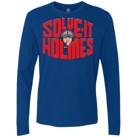 T-Shirts Royal / Small Solve It Holmes Men's Premium Long Sleeve