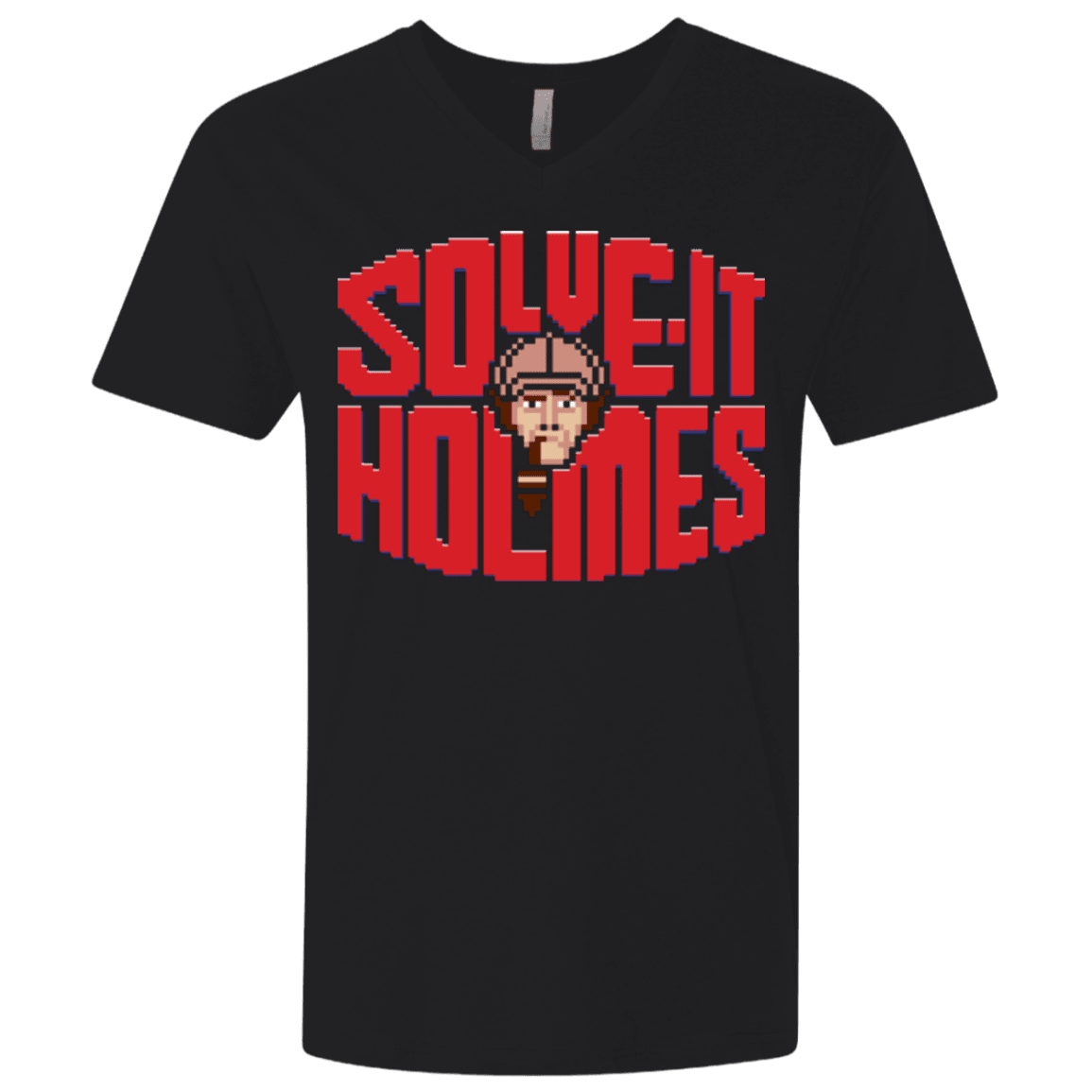 T-Shirts Black / X-Small Solve It Holmes Men's Premium V-Neck