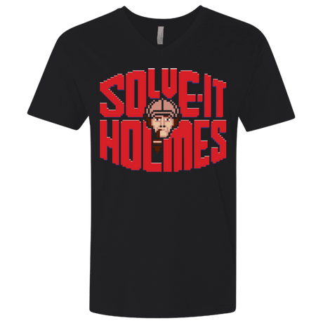T-Shirts Black / X-Small Solve It Holmes Men's Premium V-Neck