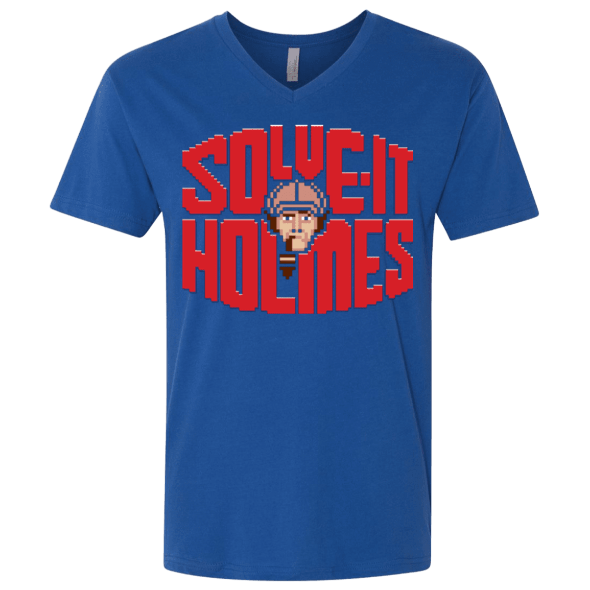 T-Shirts Royal / X-Small Solve It Holmes Men's Premium V-Neck