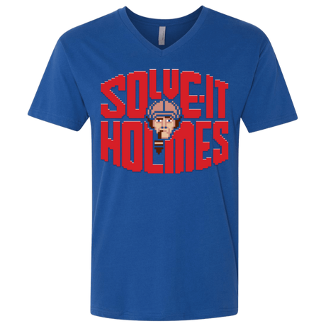 T-Shirts Royal / X-Small Solve It Holmes Men's Premium V-Neck
