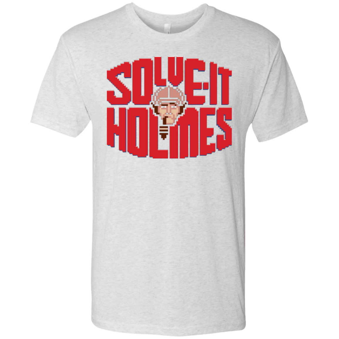 T-Shirts Heather White / Small Solve It Holmes Men's Triblend T-Shirt