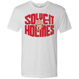 T-Shirts Heather White / Small Solve It Holmes Men's Triblend T-Shirt