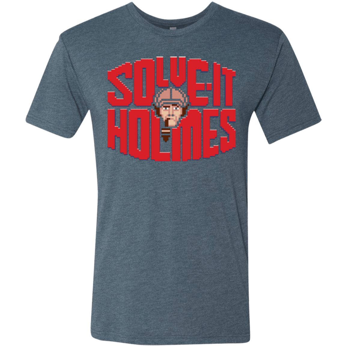 T-Shirts Indigo / Small Solve It Holmes Men's Triblend T-Shirt