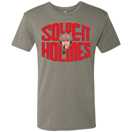 T-Shirts Venetian Grey / Small Solve It Holmes Men's Triblend T-Shirt