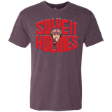 T-Shirts Vintage Purple / Small Solve It Holmes Men's Triblend T-Shirt