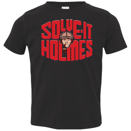 T-Shirts Black / 2T Solve It Holmes Toddler Premium T-Shirt