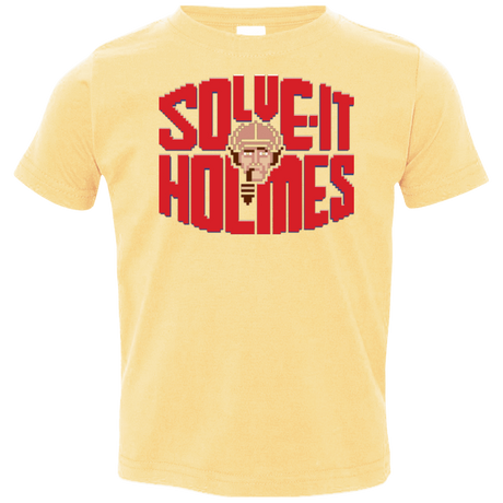 T-Shirts Butter / 2T Solve It Holmes Toddler Premium T-Shirt