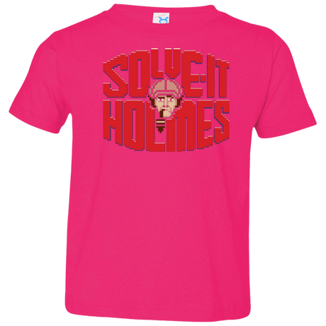 T-Shirts Hot Pink / 2T Solve It Holmes Toddler Premium T-Shirt