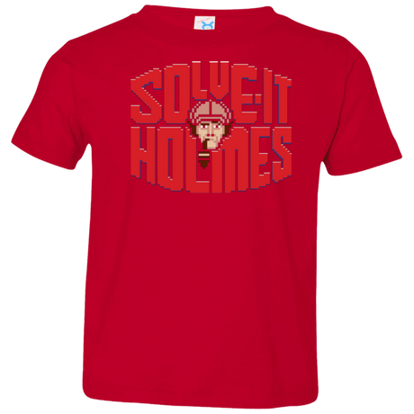 T-Shirts Red / 2T Solve It Holmes Toddler Premium T-Shirt
