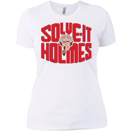 T-Shirts White / X-Small Solve It Holmes Women's Premium T-Shirt