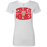 T-Shirts Heather White / Small Solve It Holmes Women's Triblend T-Shirt