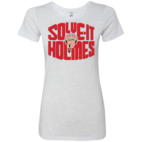 T-Shirts Heather White / Small Solve It Holmes Women's Triblend T-Shirt