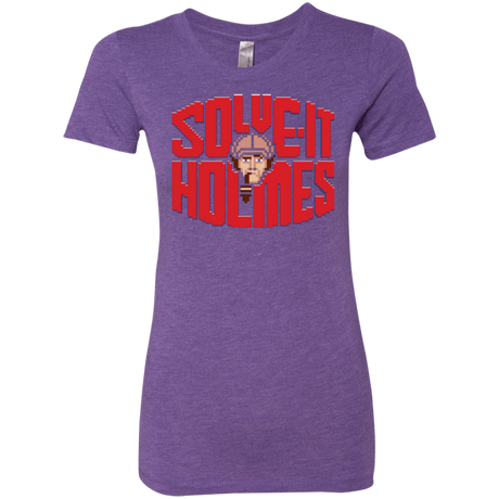 T-Shirts Purple Rush / Small Solve It Holmes Women's Triblend T-Shirt