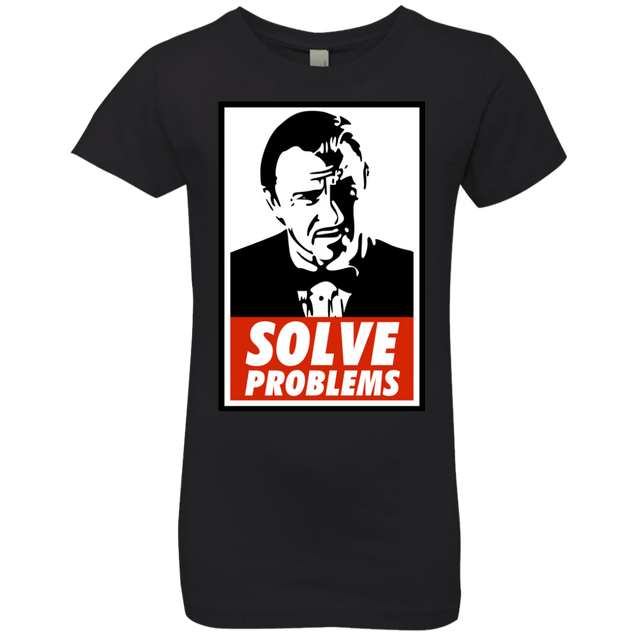 T-Shirts Black / YXS Solve problems Girls Premium T-Shirt