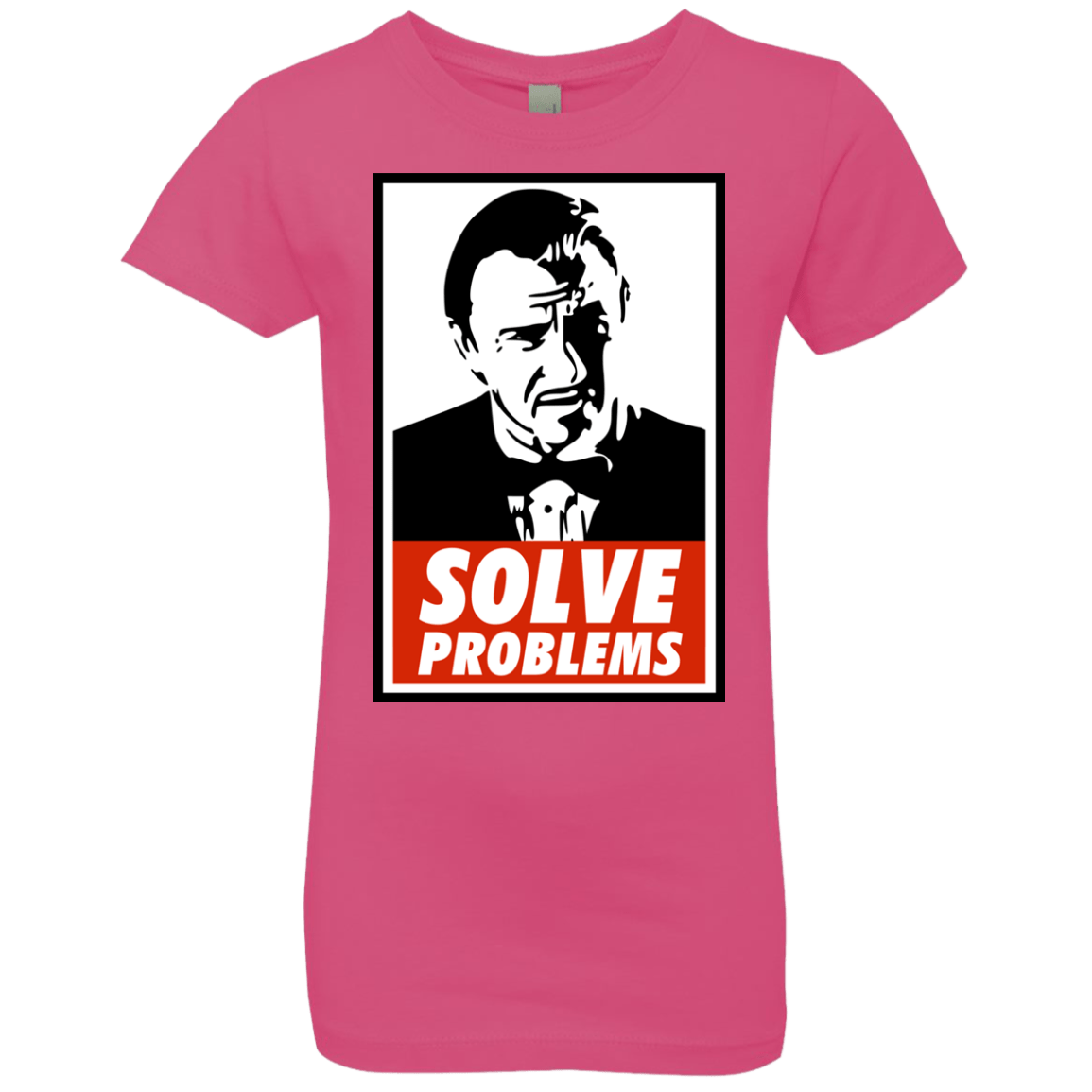 T-Shirts Hot Pink / YXS Solve problems Girls Premium T-Shirt