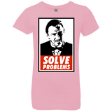 T-Shirts Light Pink / YXS Solve problems Girls Premium T-Shirt