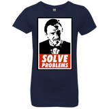 T-Shirts Midnight Navy / YXS Solve problems Girls Premium T-Shirt
