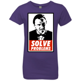 T-Shirts Purple Rush / YXS Solve problems Girls Premium T-Shirt