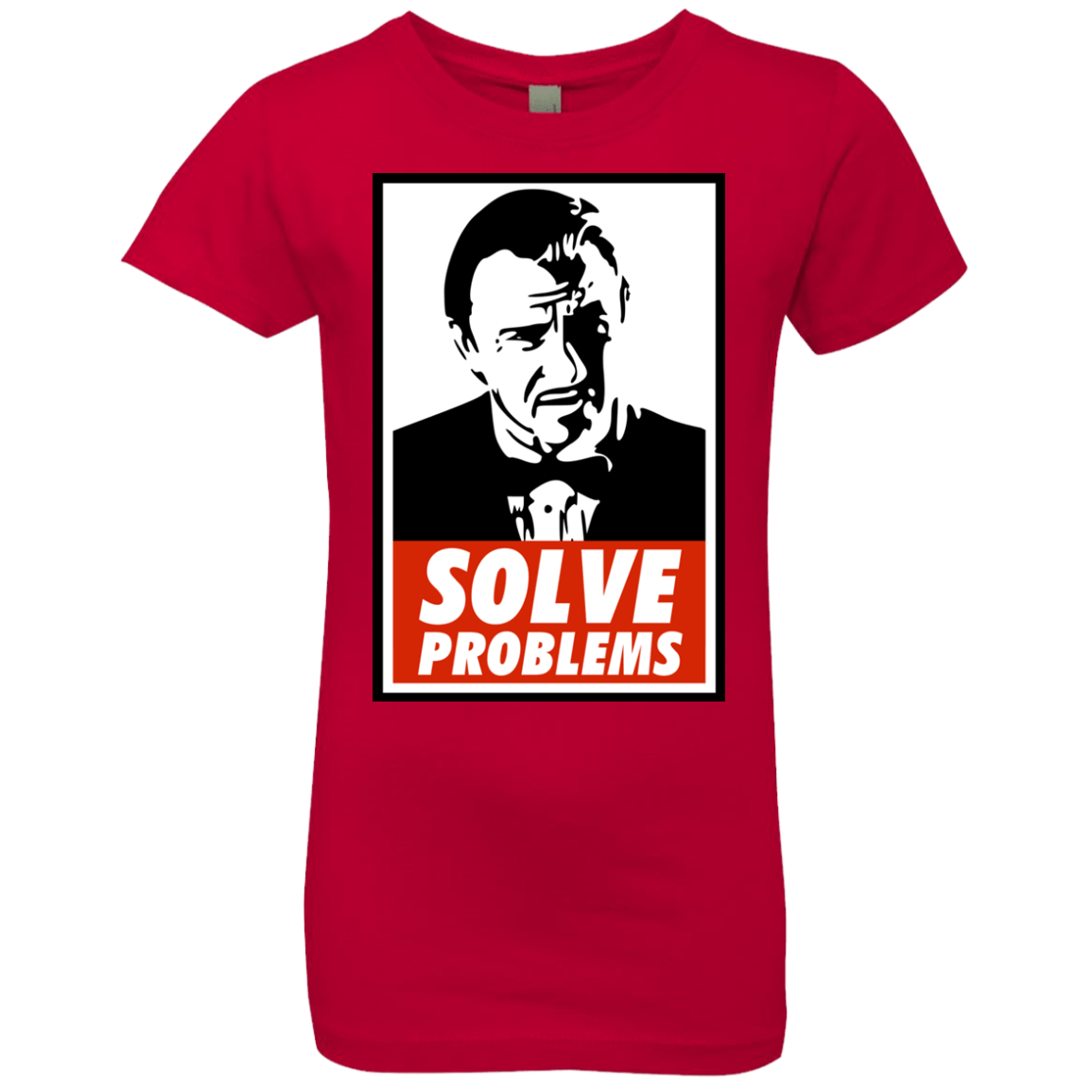 T-Shirts Red / YXS Solve problems Girls Premium T-Shirt